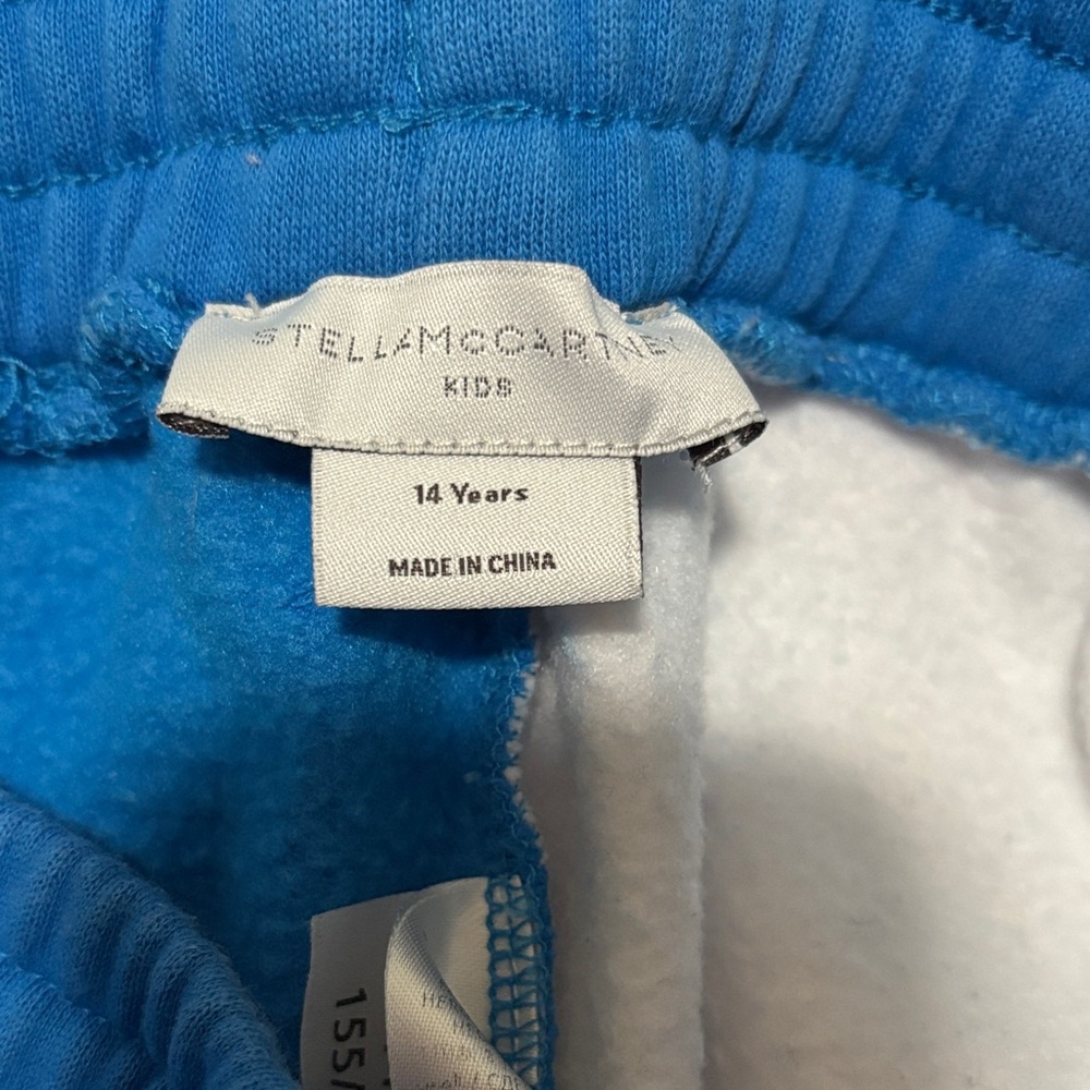 Stella McCartney Kids Blue and White Joggers - Picture 3 of 3